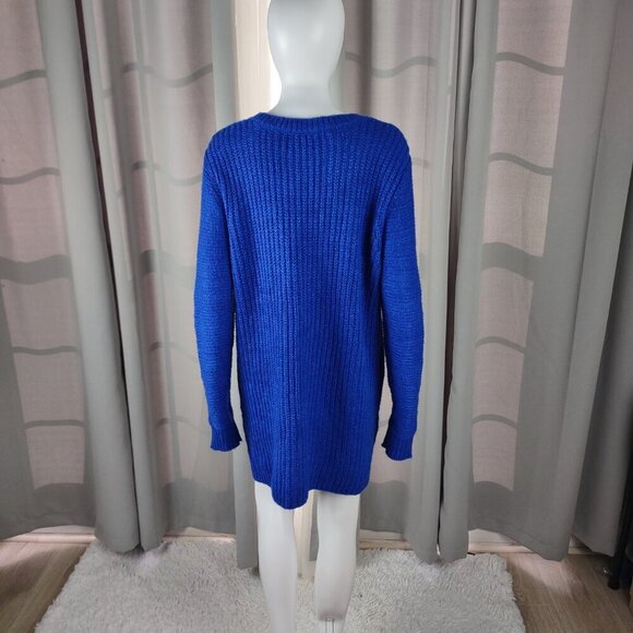 Mossimo Blue Cable Knit Sweater Dress – Women’s Plus Size XXL - Picture 4 of 11